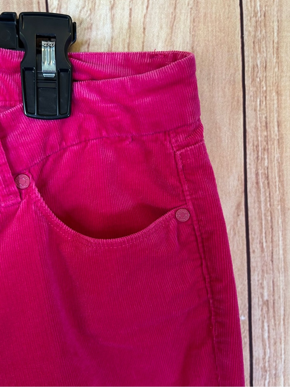 TALBOTS Women’s corduroy Jeans Sz 8 medium mid rise pink stretch $109 - Picture 4 of 16